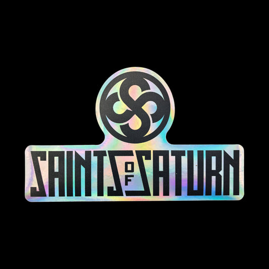 Saints of Saturn Holographic Logo Sticker